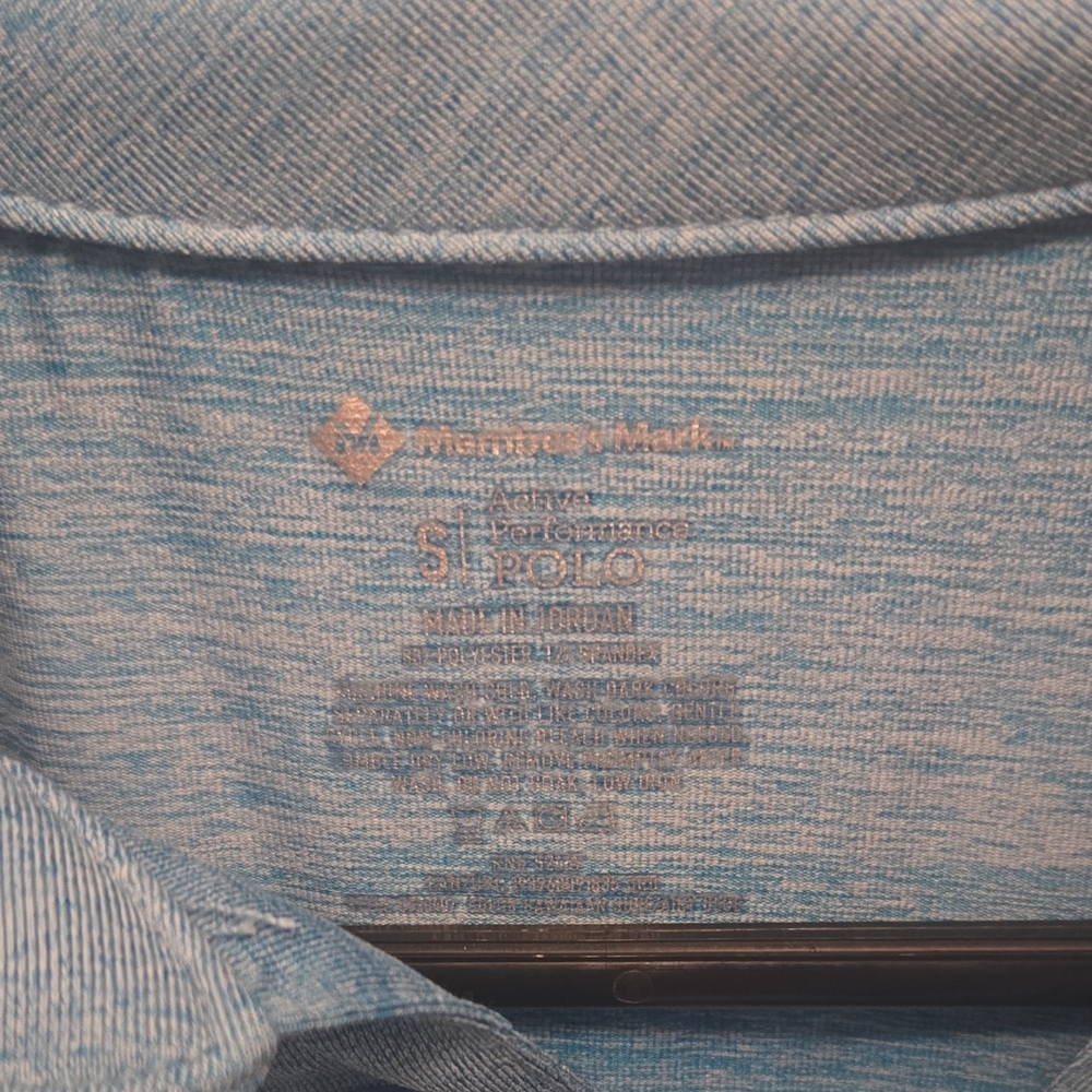 Member's Mark Blue Performance Polo Shirt